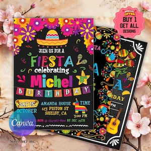 Fiesta Birthday Invitation, Fiesta Invitation, Fiesta Birthday, Fiesta Birthday Party, Fiesta Invite, Fiesta Birthday Invite, Fiesta Floral