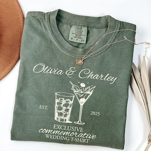 Camiseta de boda personalizada, camiseta de cóctel de boda, merchandising de boda, regalos para recién casados, camiseta "Me dieron salsa", camiseta de boda personalizada, divertida camiseta de boda