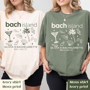Bachelorette Party Shirts, Bach Island Tshirts, BachIsland Shirts, Lover Bachelorette Shirts, Custom Bach Tshirts, Luxury Bachelorette Merch