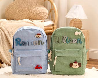 Personalized Backpack · Back to School Gift · Custom School Bag for Kids and Toddlers · First Day of School · Daycare Bag