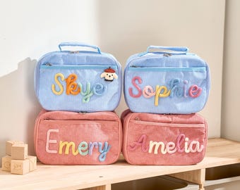 Personalisierte Lunch Bag für Kinder - Insted Lunch Bag für Kinder - Personalisierbare Lunchbox mit Namen - Kinder-Mahlzeit-Tasche - Personalisiertes Babypartygeschenk
