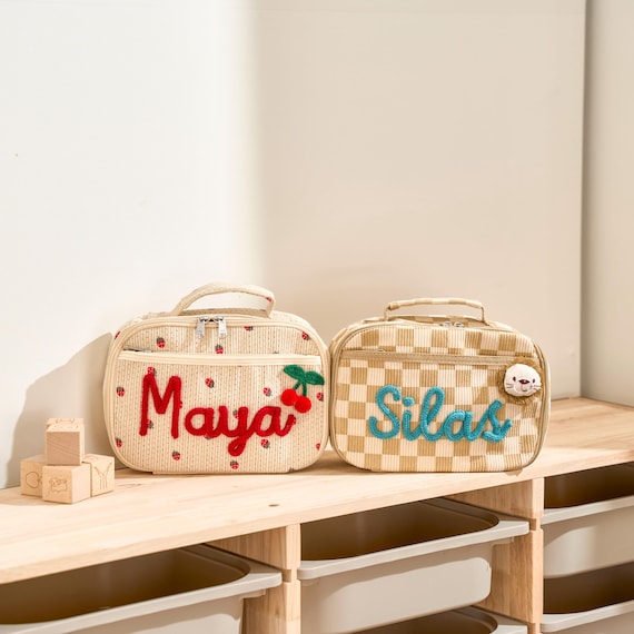 Personalized Lunch Bag for Kids - Custom Insulated Lunch Tote - Customizable Name Lunch Box - Kids Meal Bag - Personalized Baby Shower Gift