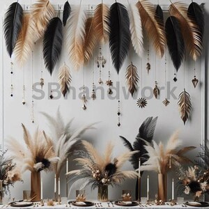 Black and white Digital Photography Backdrop Digital Background Modern Photography Backdrop Birthday Anniversary