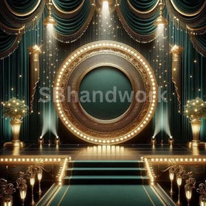 Rot & Gold Digital Fotografie Backdrop Federn und Pampas Digitaler Hintergrund Moderne Fotografie Backdrop Geburtstag Jahrestag