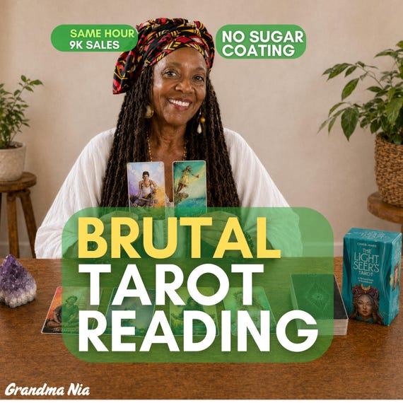 Same Hour Extra Detailed Brutal Tarot Reading, No Sugar Coating, Honest Brutal Psychic Prediction ,  Shocking Truth