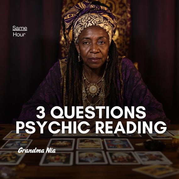 3 Question Psychic Reading: Love, Career & Spiritual Guidance