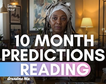 10 Month Future Psychic Predictions | Tarot Card Reading | Spiritual Love & Relationship Reading | Same Hour Delivery | Accurate Insight