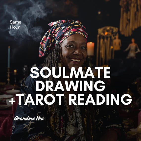 Psychic Soulmate Drawing and Tarot Reading: Future Partner Sketch