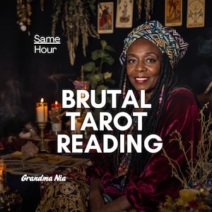 Lecture brutalement honnête à la même heure, Sans sucre, Lecture psychique émoussée, Lecture brutale de tarot, Perspicacité véridique, Message de l'âme profonde, Lecture d'amour