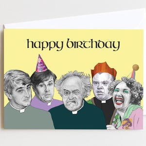 Father Ted A6 Birthday Card