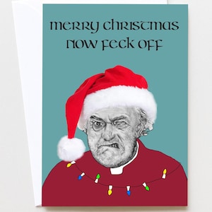 Father Jack//Father Ted A6 Christmas Card