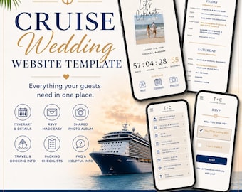 Wedding Cruise Invite Website