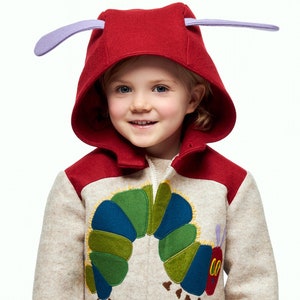 The Very Hungry Caterpillar™ Coat Kids Caterpillar Coat Hungry Caterpillar Wool Jacket Boys & Girls Warm Winter Outerwear Heirloom Gift