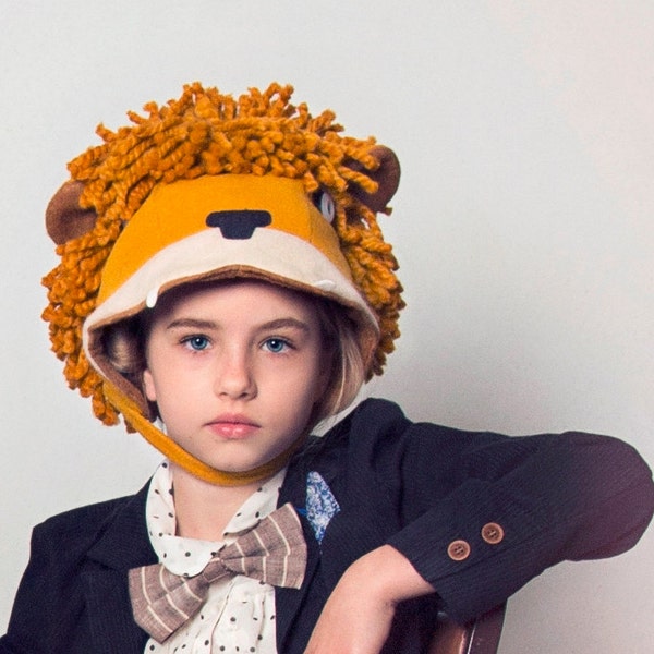 Ferocious Felt Lion Hat