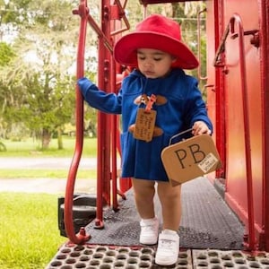 Paddington Bear Duffle Coat, Children's Classic Blue Wool Toggle Coat, Kids Paddington Bear Jacket, Heirloom Gift, Christmas Gift image 9