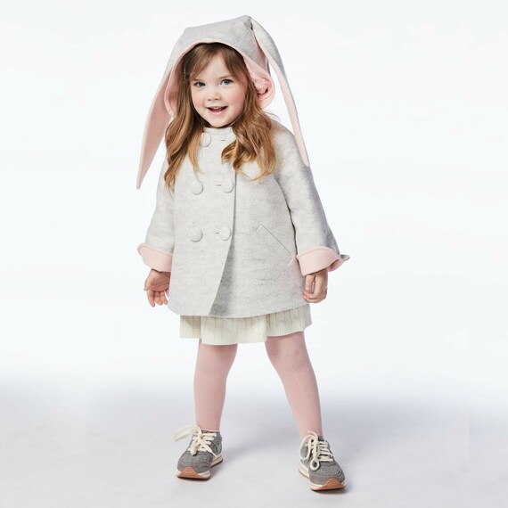 girls grey coat
