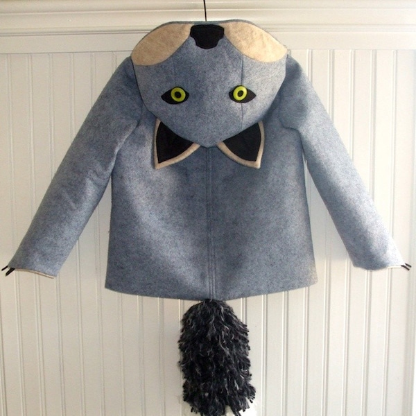 Fantastic Little Grey Fox Coat