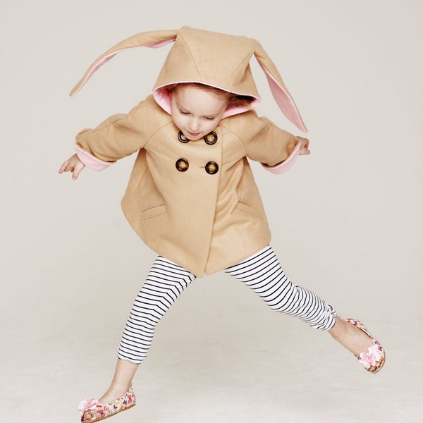 Honey Bunny Coat in Pink