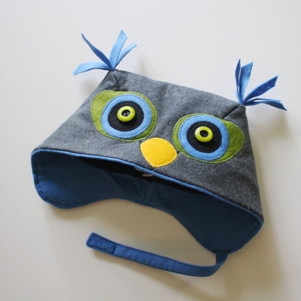 Little Grey Owl Hat