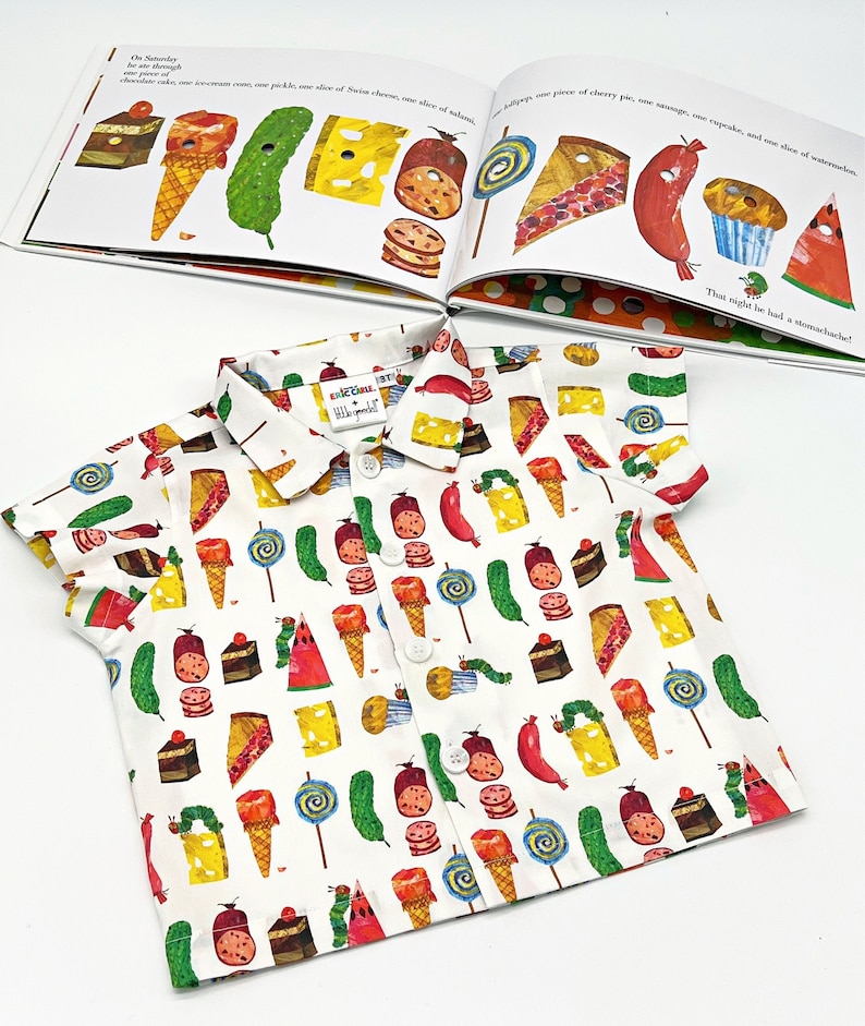Very hungry caterpillar shirt little boys hungry caterpillar etsy