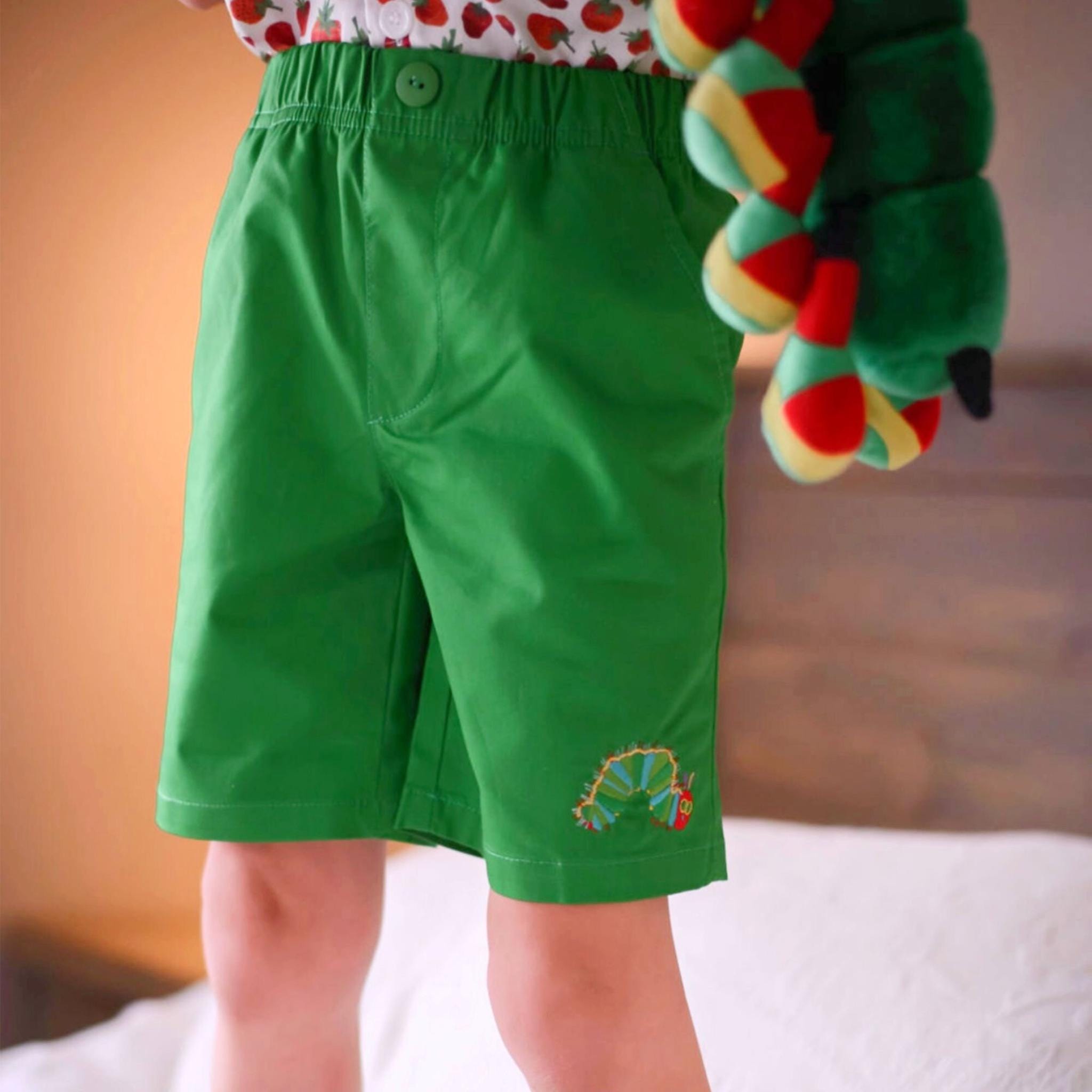 Very Hungry Caterpillar™ Shorts Green Shorts W Embroidered Very 