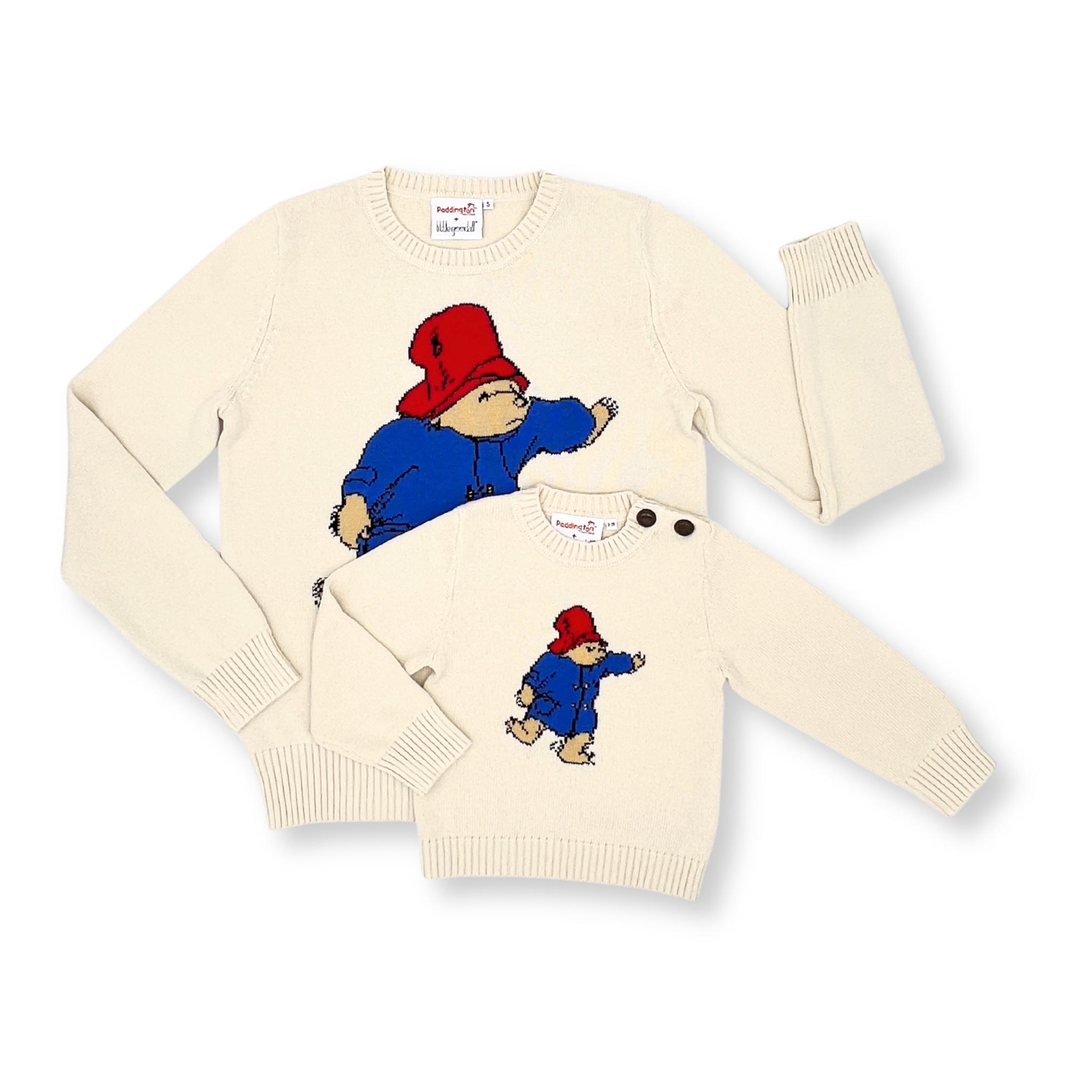 Adult Paddington Bear Sweater, Classic Paddington Pullover, Red