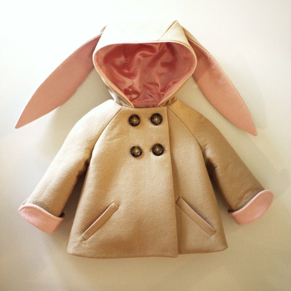 Honey Bunny Coat in Pink