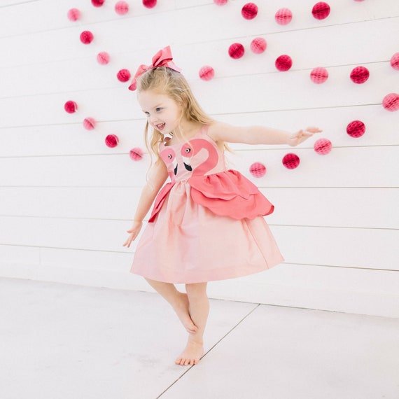 pink flamingo dress