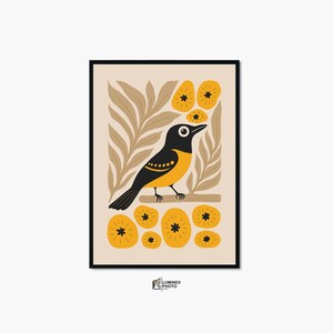 Instant Digital Download, Art illustration,Nordic Bird Art Print: Abstract Scandinavian Photography (Digital Download)