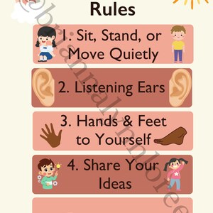 Posters in de klas: regels, affirmaties, vriendschap, emoties, copingvaardigheden en gezonde gewoonten