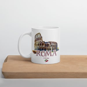 White cup &quot;Rome&quot;