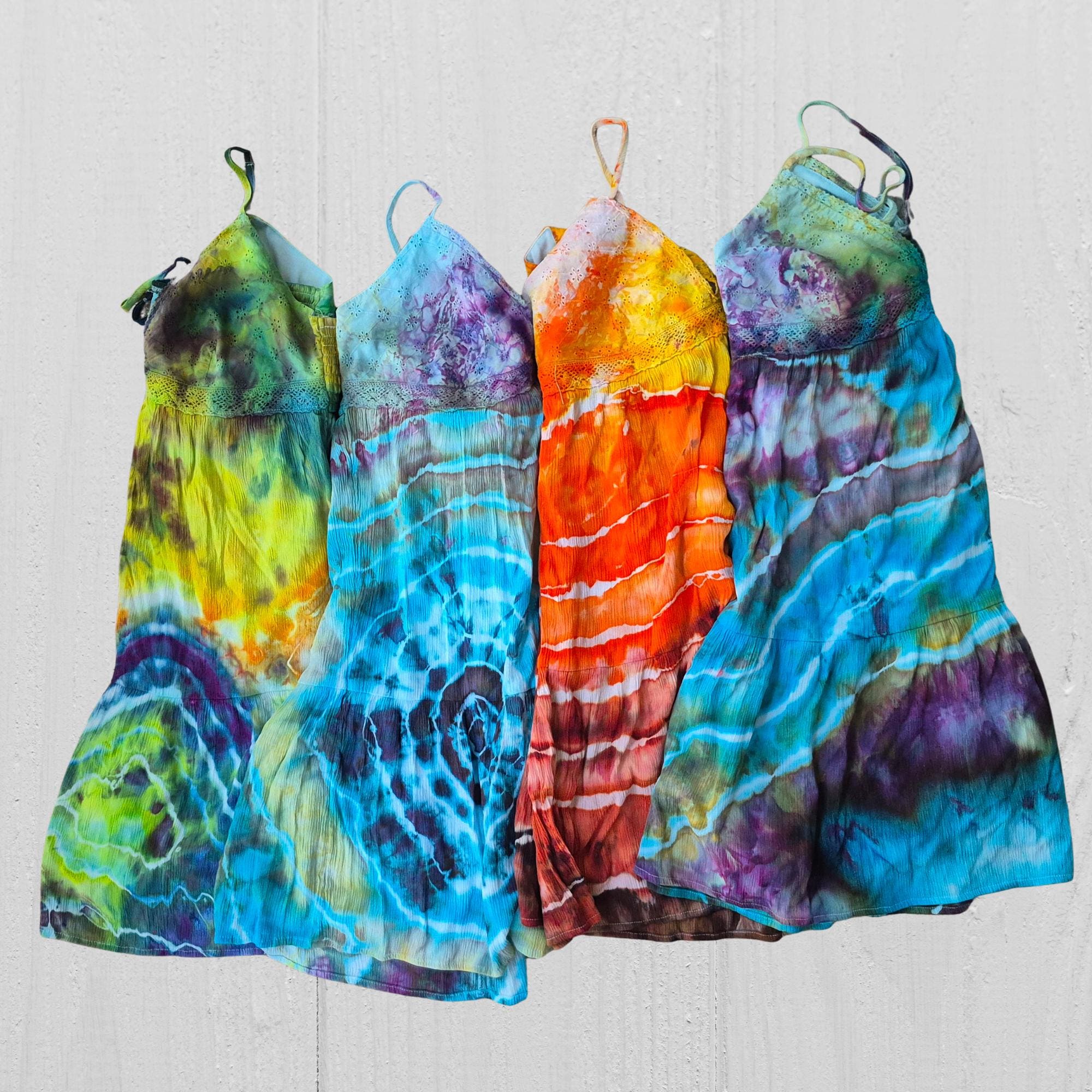 Tie Dye Dress - Etsy
