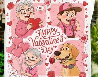 Movie Valentine PNG, Up Valentine PNG, Love Story PNG, Adventure is Out There, Romantic Cartoon Couple Sublimation Design (Digital Download)