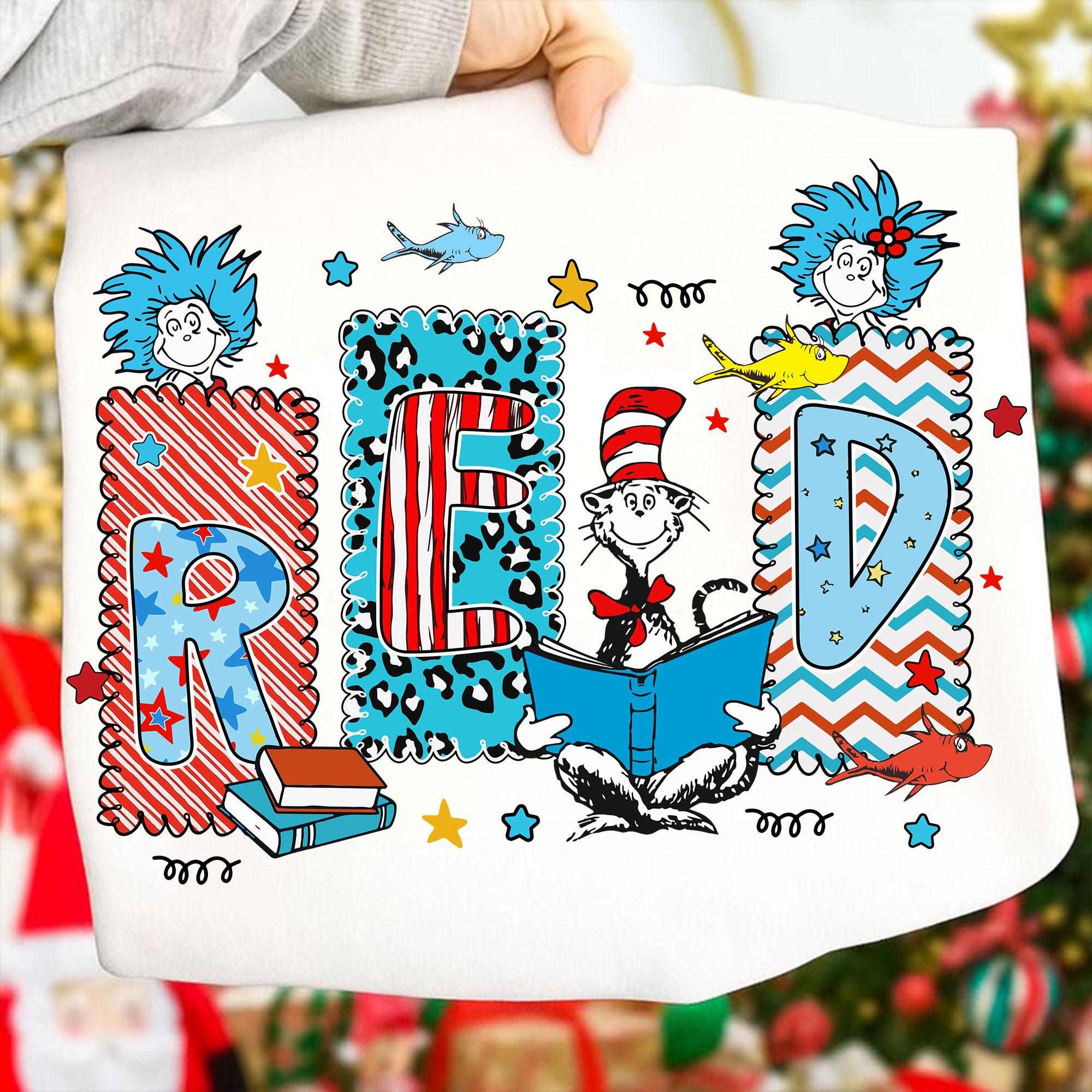 Whimsy Reading Whimsical Read Character PNG, Story Book Characters Sublimation Design ...