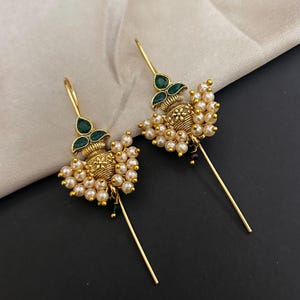 Traditional Wear Bugadi Earrings/Ear Cuff/Lightweight Earrings/Kemp Jewelry
