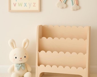 Doe-het-zelfplan montessorihouten boekenplank: minimalistische kinderkamerdecoratie (pdf)