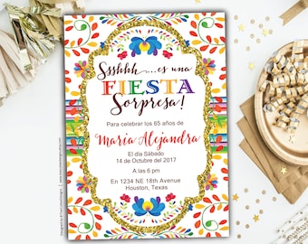 spanish invitation etsy