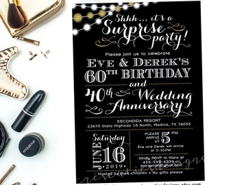 black invitation etsy