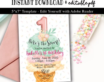 ice cream social etsy