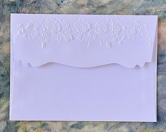 5x7 Envelope Packs Embossed (The Rosalie)