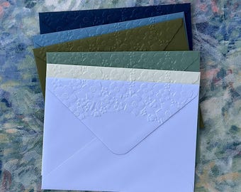4x6 Envelope Packs Embossed (Buttercup Flowers)