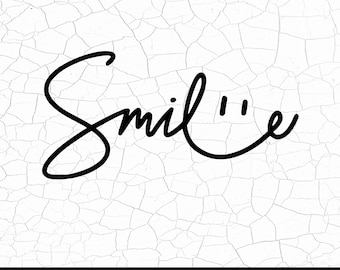 Smiley SVG, Smiley Face Clipart, Happy Sign Cut File, Digital Download