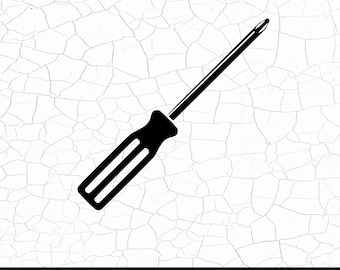 Screwdriver SVG, Handyman Tools Svg, Mechanic Tool Clipart, Repair Svg, Electrician Svg, Cricut Silhouette Cut File, Digital Download