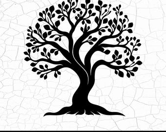 Tree of Life SVG, Family Tree Clipart, Cricut Cut File (Digital Download)