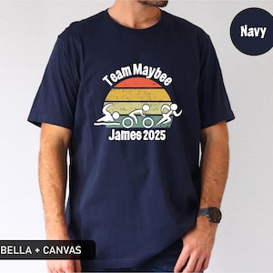 Customized Triathlon Tshirt, Custom Event Tees, Custom Triathlon Team Tshirt, Swimming Shirt, Biking Shirts, Customized Crew Shirt,Run Shirt