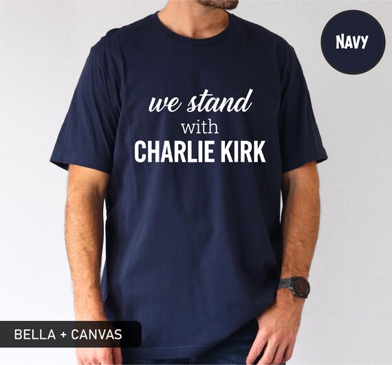 thumbnail image 2 of RIP Charlie Kirk Shirt, Stand With Charlie Kirk, RIP Charlie Kirk 2 of 12