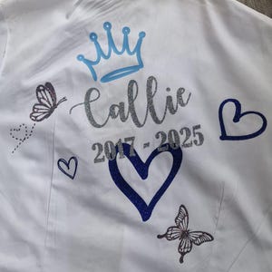 Custom Personalised School Leavers Shirt Blouse | Class of 2025 Autograph Top | End of Year Keepsake | Leavers Gift | Signature Shirt