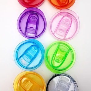 20 Unzen Becher Ersatzdeckel - Auslaufsicherer Schiebedeckel | Passend für 20 oz Becher | Vielzahl von Farben | Robuster Kunststoffdeckel für Reisebecher