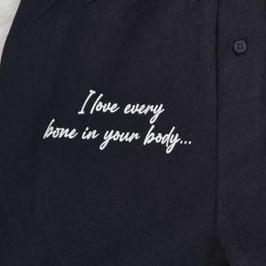 Funny Valentines Boxers for Him – Personalized Gift for Men – Custom– Novelty Romantic – Boyfriend Husband. I love every bone in your body