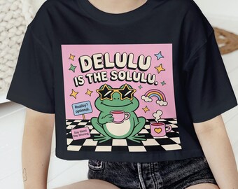 Delulu Frog Meme Print Art (Digital Download)